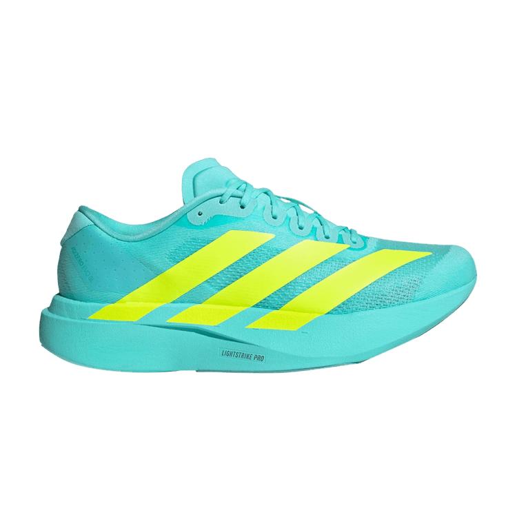 

adidas Adizero Evo SL Flash Aqua Lucid Lemon Men Sneakers Teal Mint-Ton JS4506
