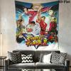 Street Fighter IV Wall Hanging Printed Fabric Blanket Decorative Tapestries for Bedroom Living Room Home Decor