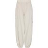 Ea7 Fw24 Loose Fit Cargo Pants Women Pants Off-White 6DTP20-TNFTZ-1120