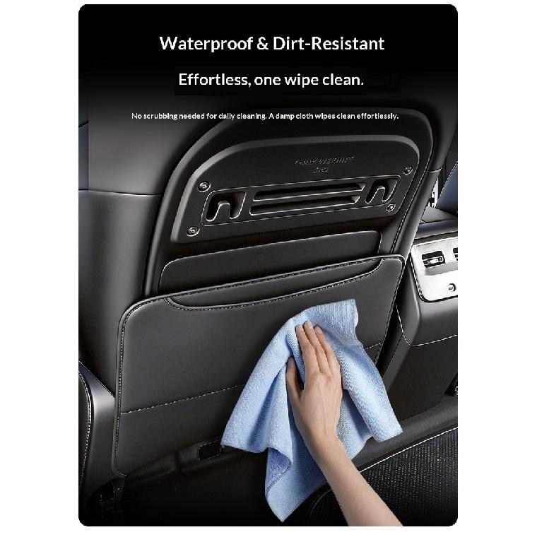 For Chery iCaur V27 Rear Seat Anti‑Kick Pad Backrest Protector Anti‑Dirty Cover Interior Mod Decor Car Accessories