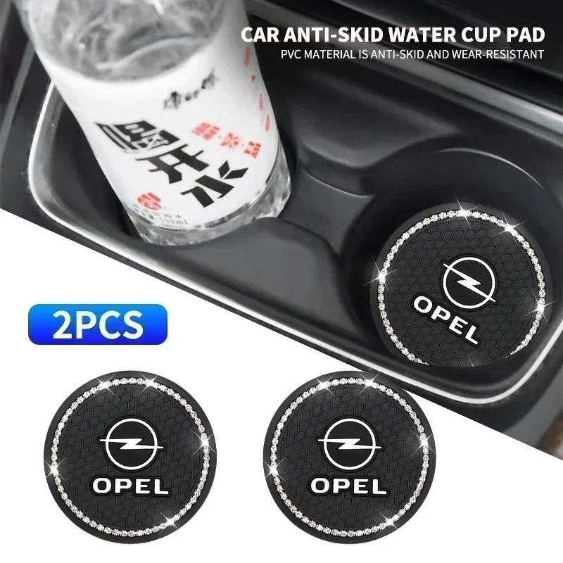 Czsvdy1 Czprfz1 Car Diamond Coaster Water Cup Mat Interior Decoration For Opel Insignia Astra H G J Antara Vectra Vivaro Corsa C D Zafira B