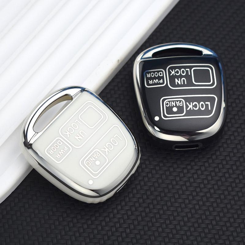 New TPU Car Key Fob Cover Case for Toyota Avensis Yaris Camry 30 RAV4 Land Cruiser 120 Prado Corolla Land Cruiser for Lexus RX 330 Is200
