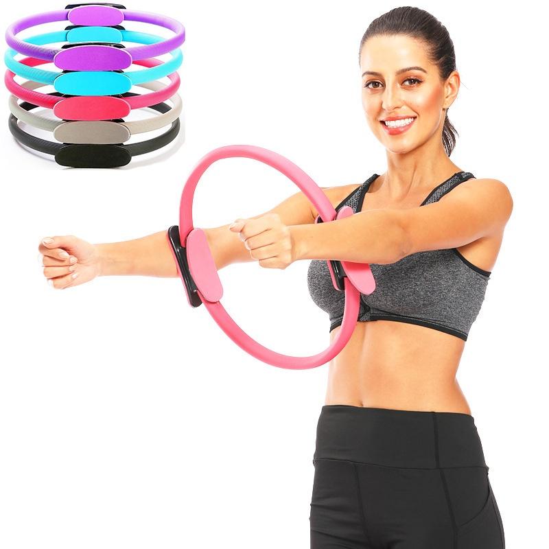Ring Yoga Fitness Pilates Accessory Wheel Stretching Home Fit Body Slimming Leg