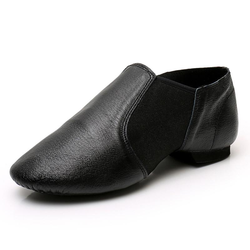 Genuine Leather Jazz Dance Shoes Children Shoes for Men and Women Salsa Dance Neo Arch Slip on Jazz Shoes Ballet Belly