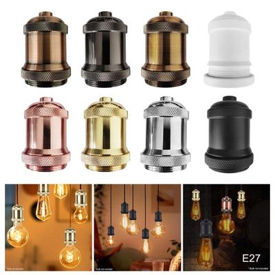 Retro Aluminum E27 Lamp Holder Ceiling Light Pendant Socket Decorative Accessory