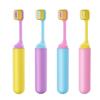 1/2 Pcs Toothbrush Soft Bristled Toothbrush Lipstick Detachable Handle For Men And Women Travel Size Dental Care Tool