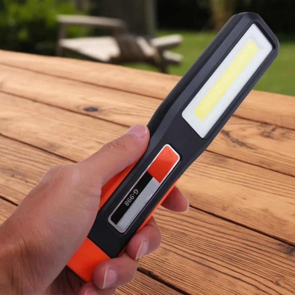 3 Lighting Modes USB Rechargeable Flashlight 270 Degree Rotating Emergency Light  Camping
