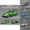 Porsche 911 Gt3 Rs Alloy Car Model With Inertia Control For Kids Collectors