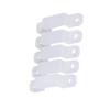 200 Pack 8/10/12mm LED Strip Clip Silicone Flexible Light Holder Clip Waterproof White LED Strip Light Clip