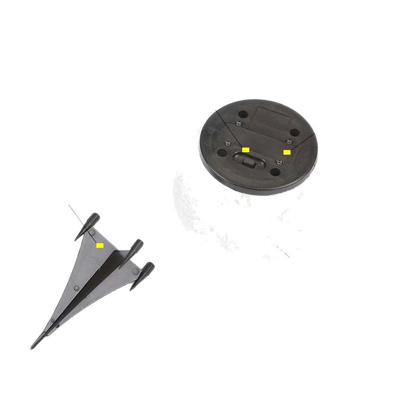 Solar-Powered Decorative Crackle Glass Lights for Garden & Courtyard