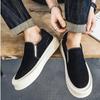 Herren Canvas Schuhe Lässiger Sneaker für Herren Slip-on Vulkanisiert Bequeme Herren Flats Slipper Fahrschuhe Zapatos Hombre