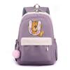 Zaino in Tela Stampata Orsetto 26 Lettere dell'Alfabeto Inglese Cartella Scolastica Zaino Kawaii per Ragazza Zaino per Libri Borsa Scolastica Studente Regalo Teen