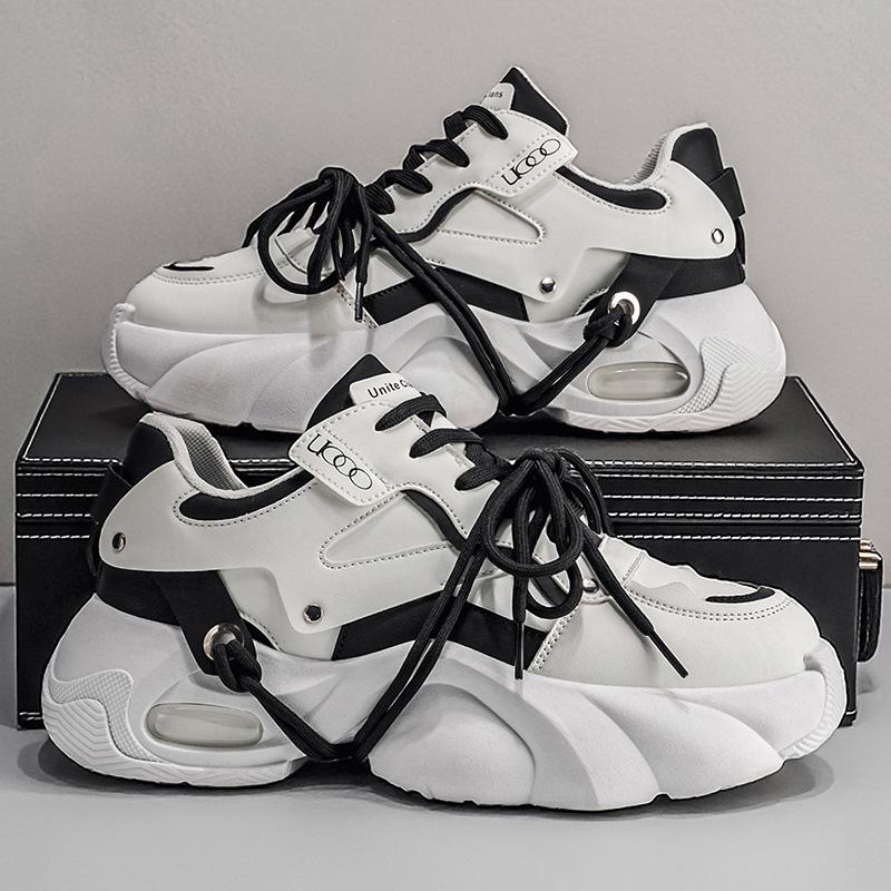 Men's shoes casual sports shoes platform dragon fruit dad shoes