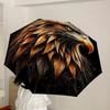 1pc Eagle Head Fashionable Automatic Opening/Closing Folding Umbrella with 8 Iron Bones, Plastic Handle Yy251015075