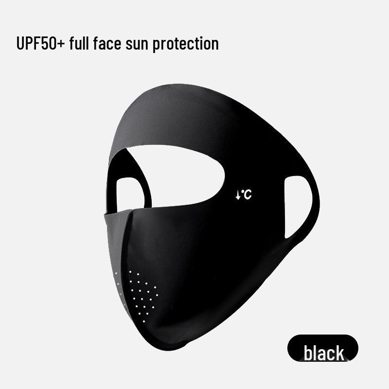Ice Silk Women's Sunscreen Mask: UV Protection, Breathable, Stylish Design, Protects Eye Corners, 2024 Edition