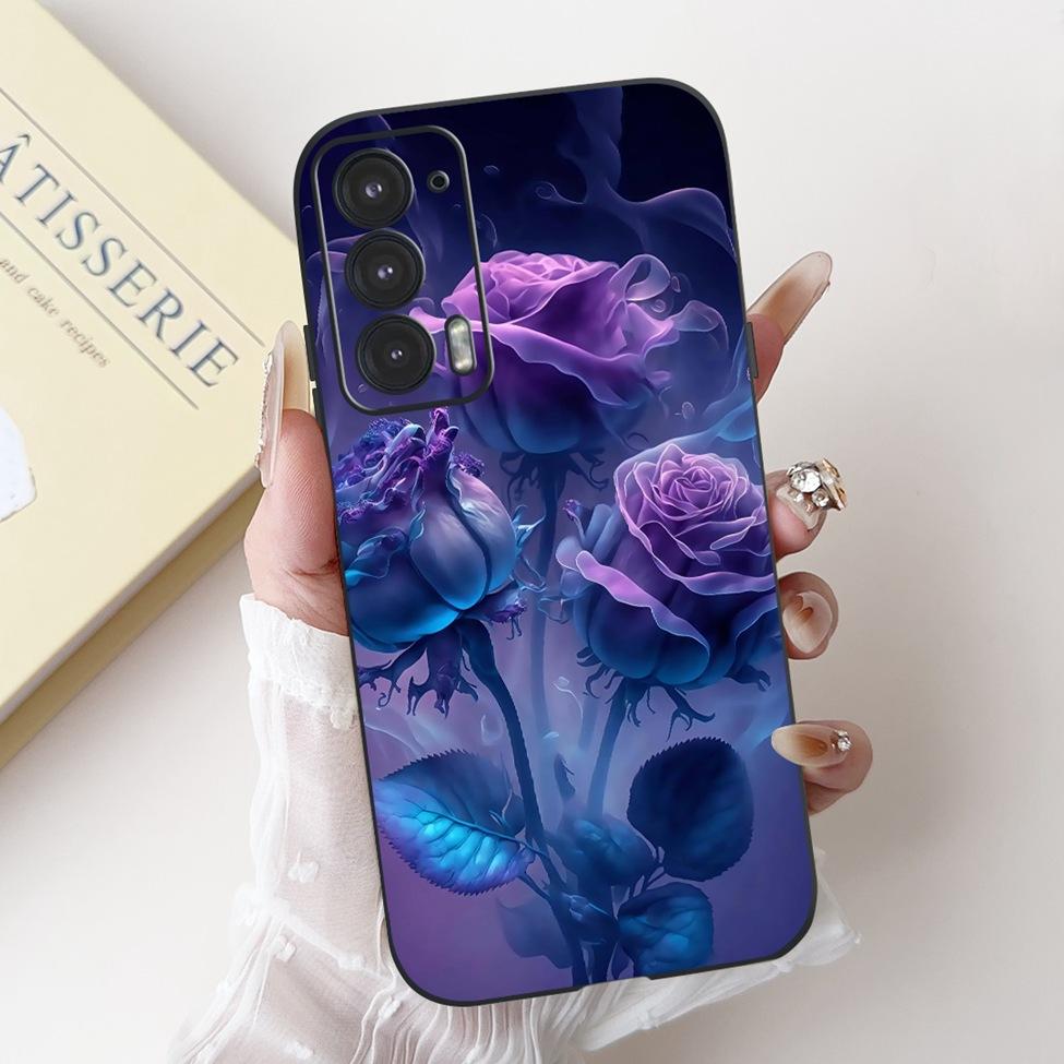 For Edge 20 20Pro 20Lite Phone Cover For Motorola Edge 20 Pro Case Silicone Luxury Fashion Love Cute Cat Girl Funny Cool Painted