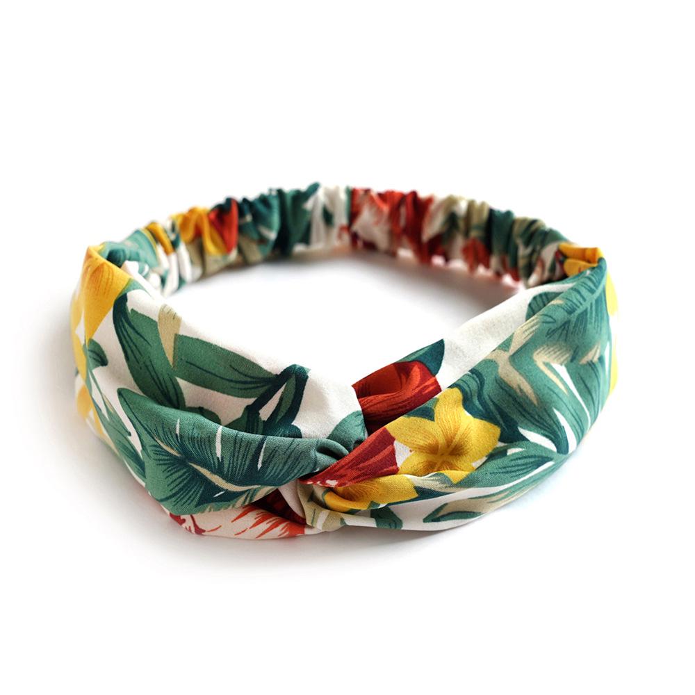 Korean Style Chiffon Elastic Headband for Women - Hair Accessory