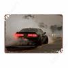 Challenger Hellcat Srt Burnout Metal Signs Poster Kitchen Designing Wall Mural Tin Sign Posters