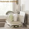 Durable Portable Storage Rack Multifunctional Convenient Drain Dish Rack Holder Cutlery Storage Basket Household