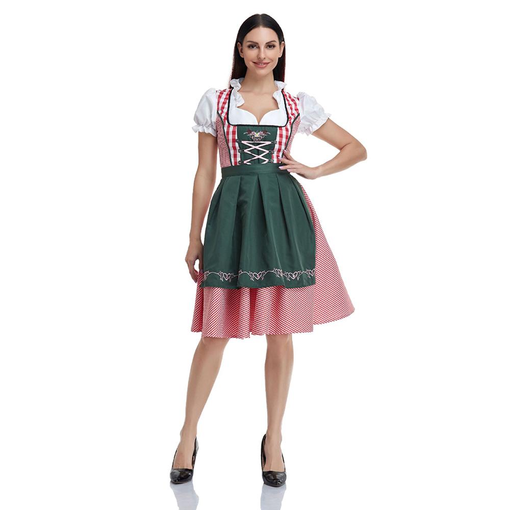 Vestito da Donna per l'Oktoberfest Bavarese Costume per l'Oktoberfest da Uomo Festival della Birra Tedesca Bavarese Costume da Uomo per Festival della Birra Tedesca