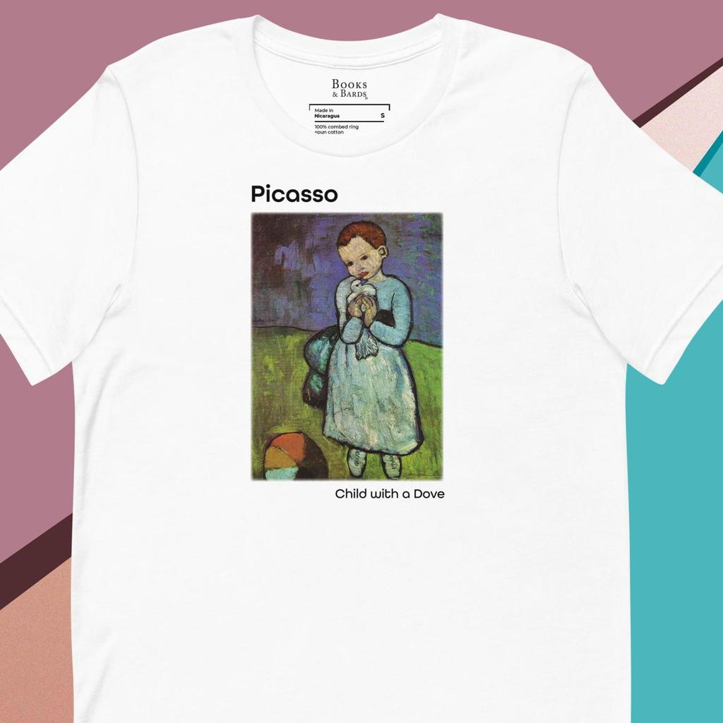 Child with a Dove T-Shirt | Pablo Picasso | Fine Arts Gift