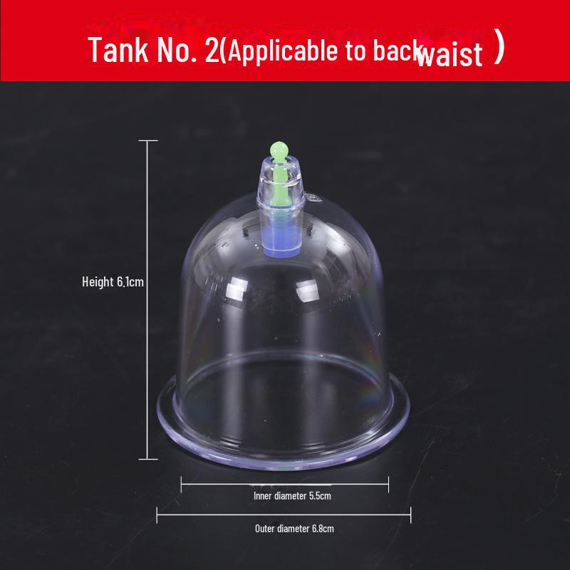 Home Vacuum Cupping Device - Large Single Tank Set for Medical Use