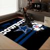 Cowboys Team Logo Rug Game Carpet, Floor Mat for Bedroom Living Room Entryway Rug, Home Decor Idea Gift for Christmas birthday