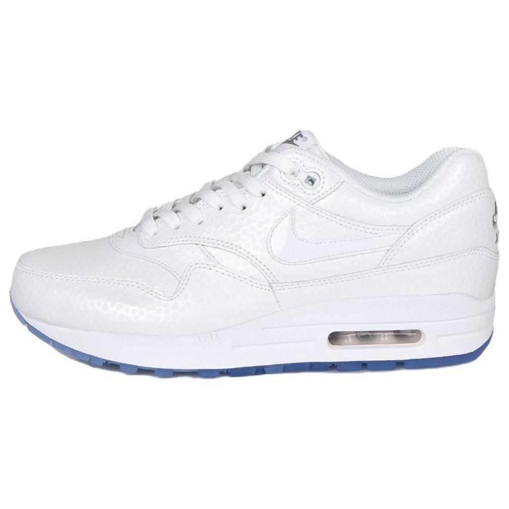 

Nike Air Max 1 White Metallic Silver Ice Women s 454746-106 37.5