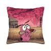 Courage the Cowardly DogD Pillow Cover Stuff Soft Cushion Cover Decorative  Pillow Case Cover Sofa Multi Size