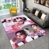 Moderne Kpop Bang Chan Stray Kids Rutschfeste Teppichmatte für Wohnzimmer, Schlafzimmer, Spielzimmer, Weicher Teppich Bodenmatte Heimdeko Teppich Geschenk