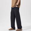 Straight casual pants men's spring and summer new simple and versatile solid color loose trousers trendy wide-leg trousers trendy