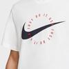 Nike T Shirts Men's White Crew Neck Moderate DA8866-100