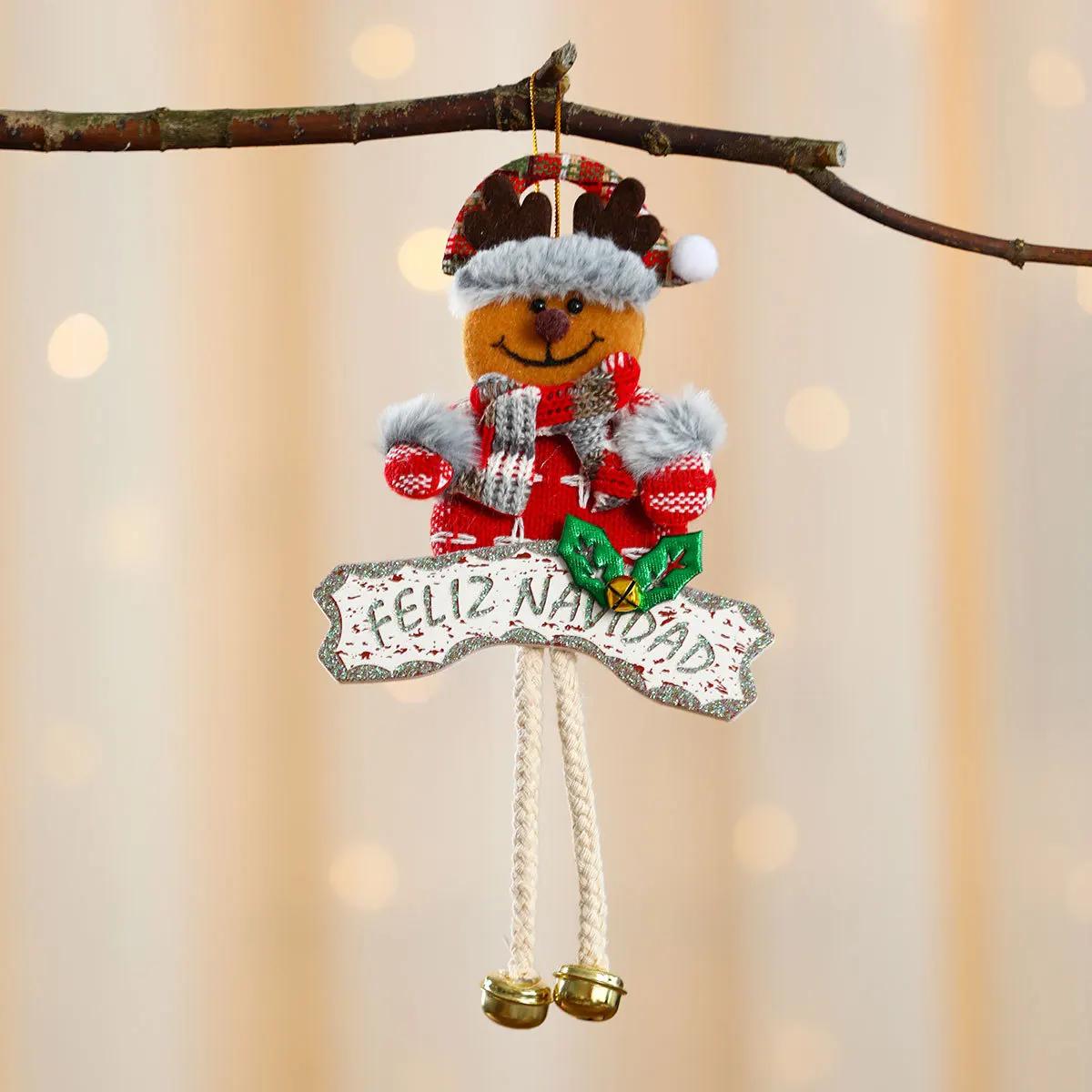 

Новая бирка-буква для доски KT с колокольчиком, подвеска-фигурка рождественской елки