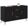 Sideboard in Black Oak Look 100 x 36 x 60 cm Engineered Wood