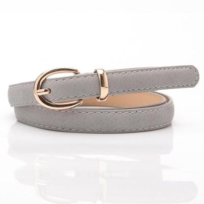 Sanyicai Women's Faux Pigskin Decorative Thin Belt – Trendy, Versatile, Casual Jeans Accessory