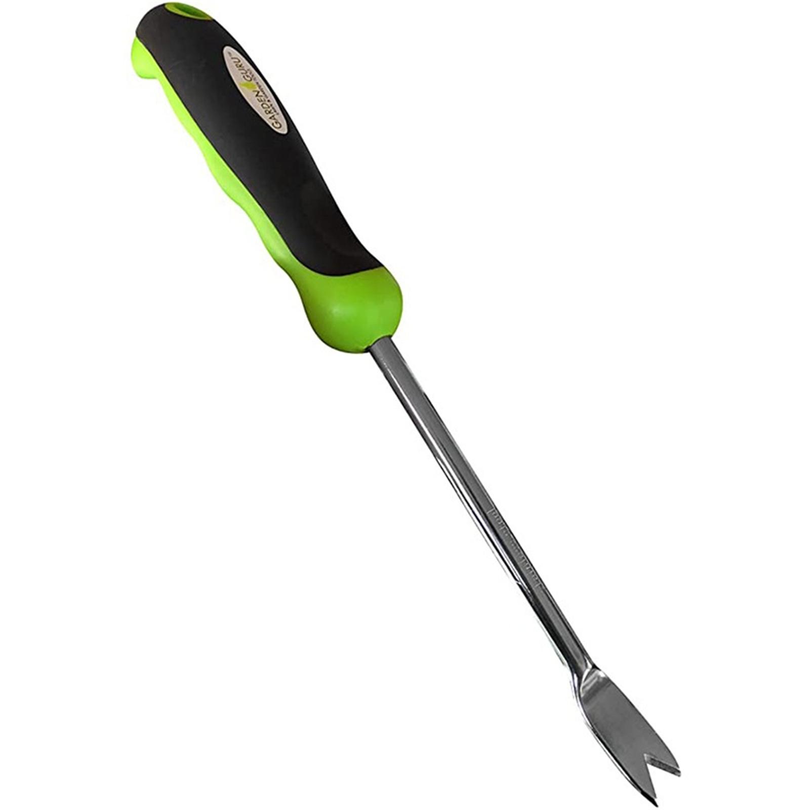 

Manual L-Handle Weeding Tool – Garden Knife for Weeding Between Stones, Pavement Cracks & Flower Beds One Size