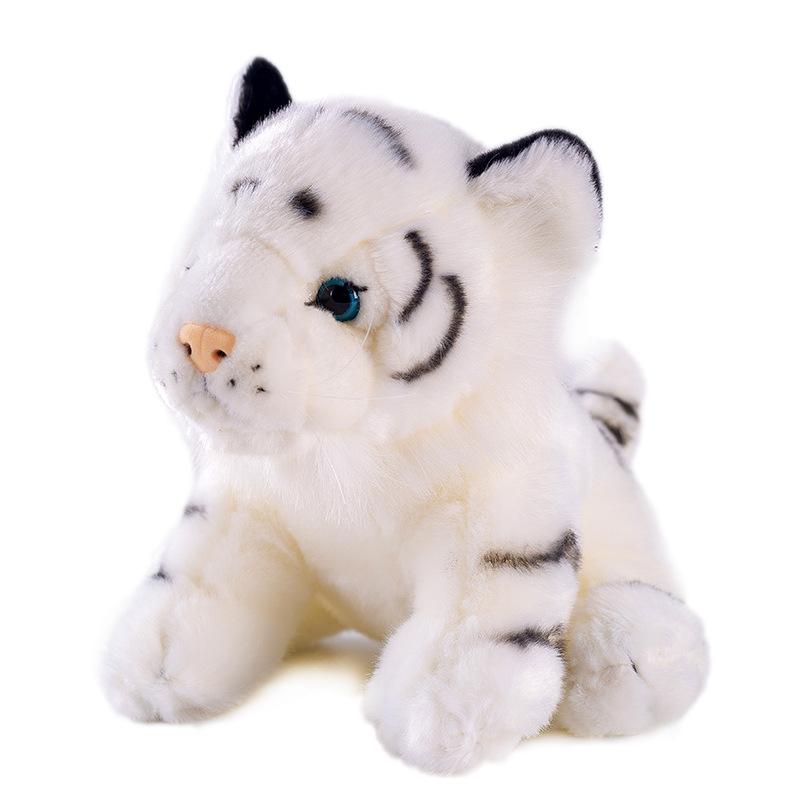 Simulated little tiger plush toy Siberian tiger large doll children's pillow doll zoo gift