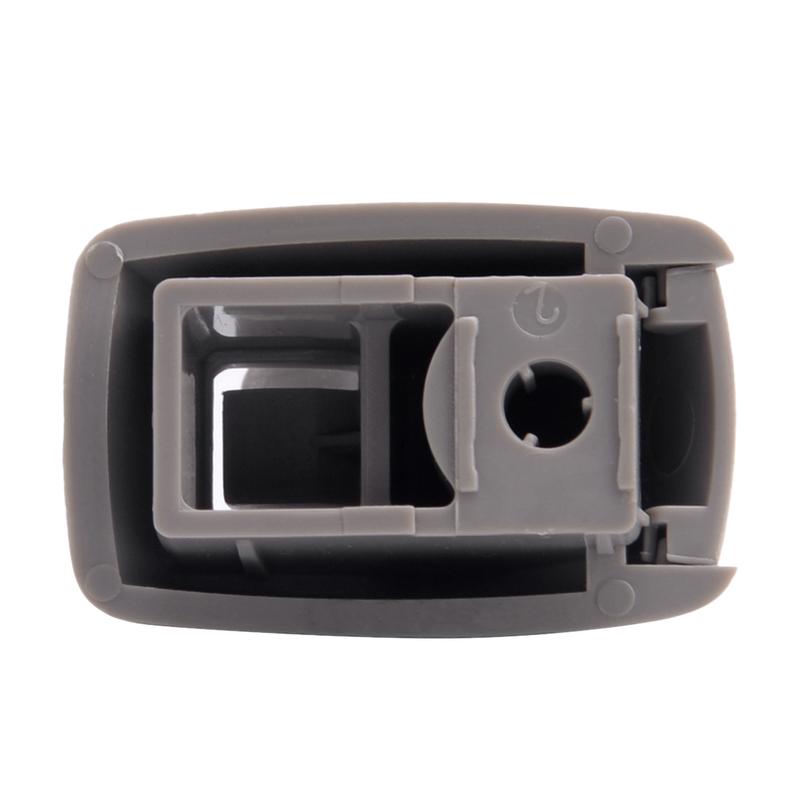 2pcs Grey Sun Visor Clip Holder Hook Support Retainer Fastener Bracket Plastic Fit for Chevrolet Silverado Suburban 15882854