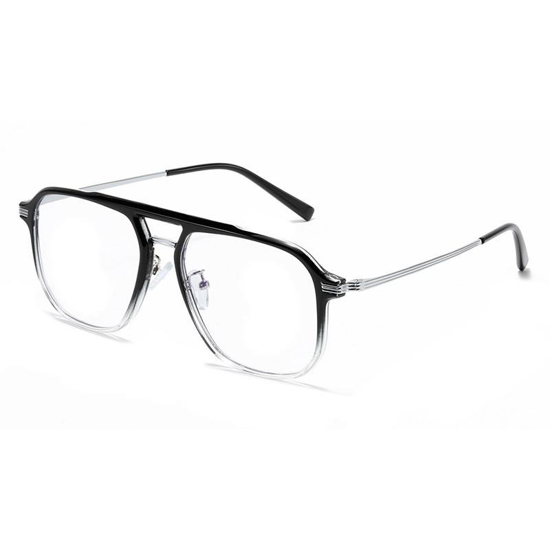 

Очки для близорукости с блокировкой синего света, с двойной перекладиной, женские, мужские, квадратные, рецептурные, с цилиндром от -0.5 -0.75 до -6 0