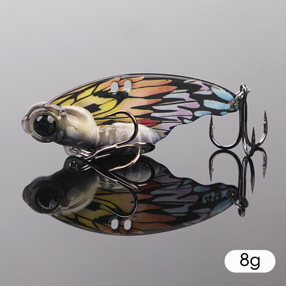 1PC 8G/14G Lure Bionic Butterfly Metal VIB Bait Long Casting Sinking Hard Bait For Bass Snakehead