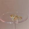 French Retro Double-layer Zircon Ring, Female Index Finger Ring Ins Wind Simple Ring