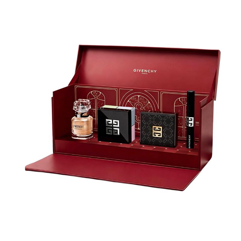 Givenchy Victory Perfume and Makeup Set 26 New Year Limited Edition EDP Floral Fragrance Four-Gong Grid Loose Powder + Haute