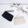YONBEN Canvas Wristlet Bag with Wallet, Card Slots and Phone Pocket - Lightweight Passport Holder for Women (Color: Beige)