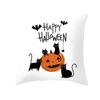New Halloween Cushion Cover Home Gift Sofa Cushion Peach Leather Velvet Car Bedside Pillow Cover