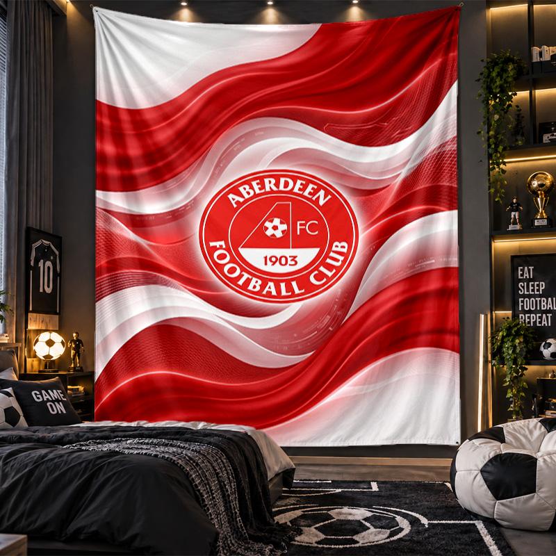 Tapiz Colgante de Pared Impresión del Aberdeen FC Tela para Sala de Estar Dormitorio Decoración del Hogar