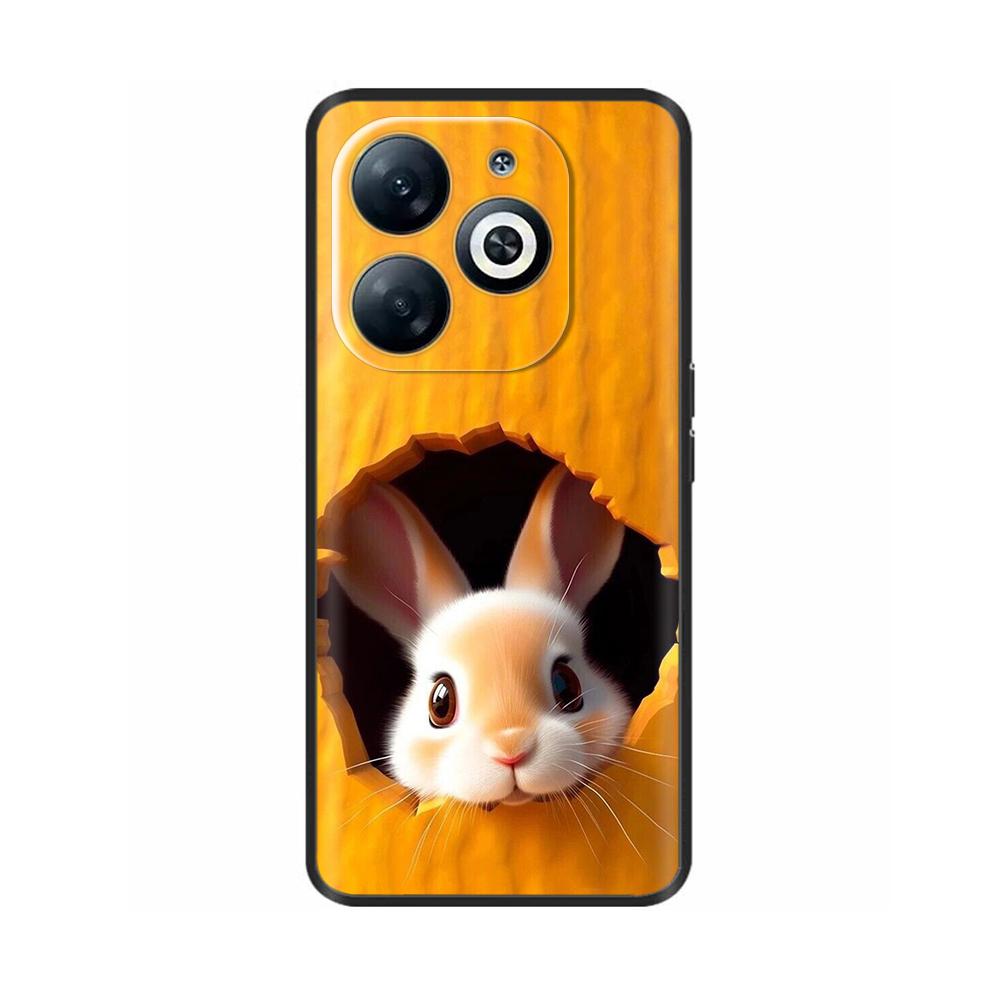 Phone Case For Infinix Smart 8 8pro 8Plus Cute Cartoon Painted Back Cover Soft TPU Bumper For Infinix Smart 8 Pro Plus Case Capa