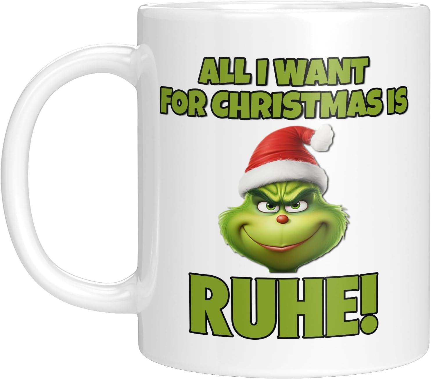 

Рождественский Гринч Зеленоволосый Монстр Керамическая Кофейная Кружка Чайная Чашка Рождество Рождество Новый Кружка 301-400ml