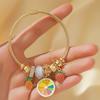 Adjustable Cartoon Fruit Design Alloy Bracelet Fashion Jewelry Bangle For Women Stylish Gift