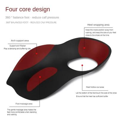 Semelle Orthopédique Pour Pied Plat Jambes En O Pour Chaussures Correction Support de Voûte Plantaire Fasciite Plantaire Semelles Orthopédiques Homme/Femme Insert Soin du Pied