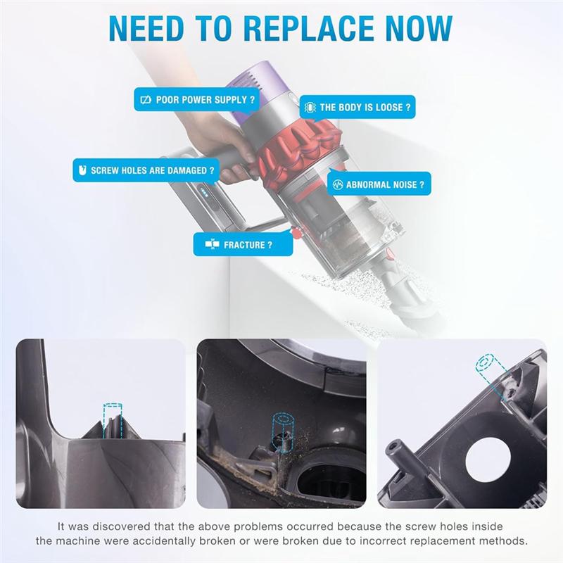 AT28-Main Body Assembly For Dyson V10 SV12 Vacuum Cleaner Main Body Assembly Service Assembly Housing Part